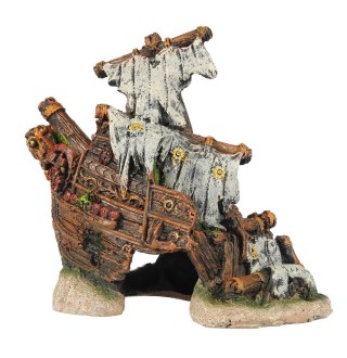 Декорація для акваріума «Щогла корабля» 16 x 7,7 x 14,5 см