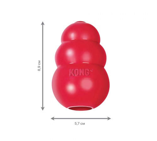Іграшка для собак груша-годівниця Kong Classic 8,9 см M