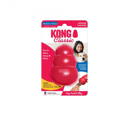 Іграшка для собак груша-годівниця Kong Classic 8,9 см M