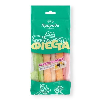 Ласощі для гризунів Природа Фієста «Печиво палички» 100 г (асорті)