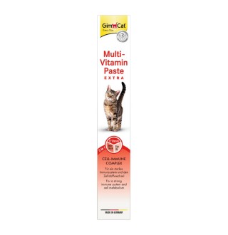 GimCat Multi-Vitamin Paste EXTRA - мультивітаміна паста з жирними кислотами для котів, 100г
