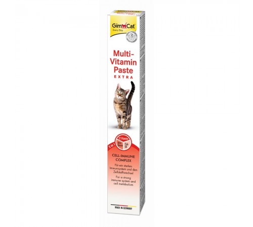 Ласощі для котів GimCat Multi-Vitamin Paste Extra 100 г - мультивітамін