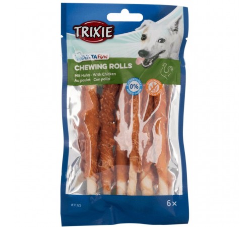 Ласощі для собак Trixie Паличка для чищення зубів Denta Fun 12 см, 70 г / 6 шт. (курка)