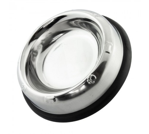 Миска металева ArjanImpex Tapered - Fixed Anti Skid Ring 180 мл - сріблястий