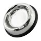 Миска металева ArjanImpex Tapered - Fixed Anti Skid Ring 180 мл - сріблястий