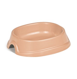 Миска пластикова Природа Модерн №1 300 мл - рожево-бежевий