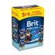 Набір вологого корму для котів Brit Premium Delicate Fillets in Gravy Chicken for Sterilised pouch 3+1 шт х 85 г - асорті