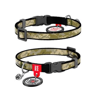 Нашийник для собак COLLAR WOUDOG Нейлон ХS - хакі