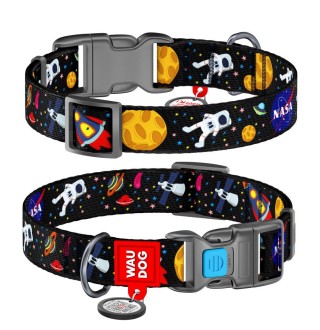 Нашийник для собак COLLAR WOUDOG Нейлон L - чорний