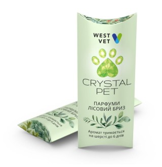Парфуми для собак та котів West Vet Crystal Pet 5 мл - лісовий бриз