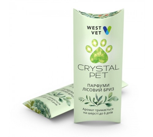 Парфуми для собак та котів West Vet Crystal Pet 5 мл - лісовий бриз