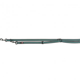 Перестібка для собак Trixie «Fusion» нейлонова 2 м / 25 мм (графіт/синій)