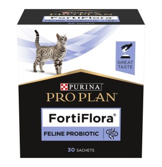 Purina Pro Plan Veterinary Diets FortiFlora Feline - кормова добавка з пробіотиком для підтримки мікрофлори ШКТ у котів та кошеня, 30г