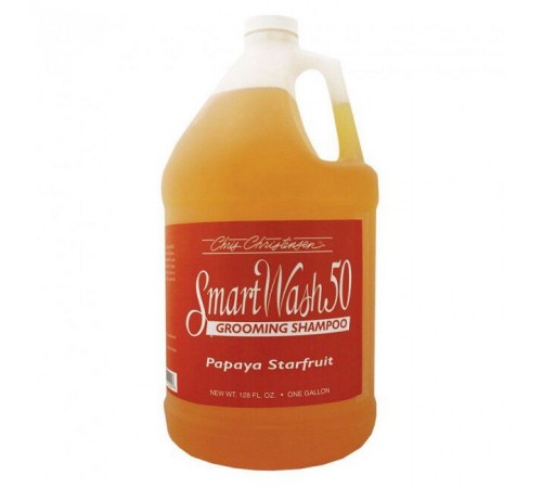 Шампунь для котів та собак Chris Christensen «Smart Wash 50 Papaya Starfruit» (Папайя) 3,8 л