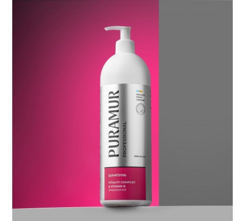 Шампунь для собак та котів Puramur Professional Vitality Complex with Vitamin B зміцнюючий 200 мл