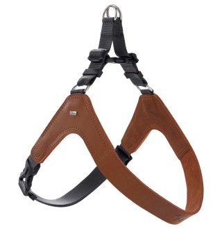 Шлея Hunter шкіряна «Dimaro» 45-50 см / 48-69 см (темно-коричневий)