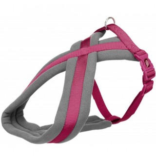 Шлея Trixie «Premium» M-L: 50-80 см / 25 мм (фуксія)