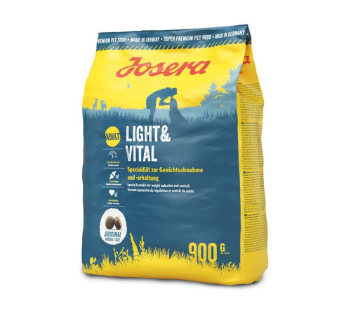 Сухий корм для собак Josera Light & Vital 900 г - домашня птиця