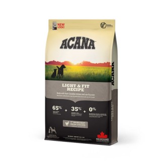Сухий корм для собак Acana Light&Fit Recipe 11,4 кг - курка