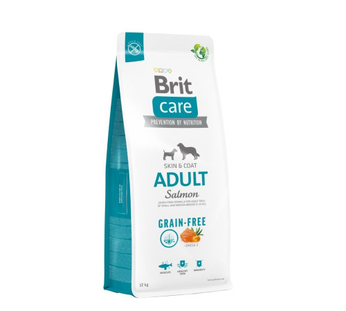 Сухий корм для собак Brit Care Dog Grain-free Adult 12 кг - лосось