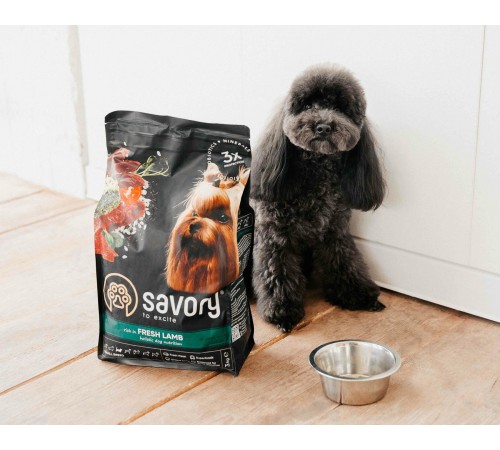 Сухий корм для собак Savory Small Breed 3 кг - ягня