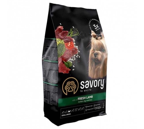 Сухий корм для собак Savory Small Breed 3 кг - ягня