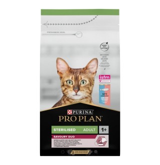 Purina Pro Plan Sterilised Adult Cod and Trout - сухий корм з тріскою та фореллю для стерилізованих дорослих котів, 1,5кг