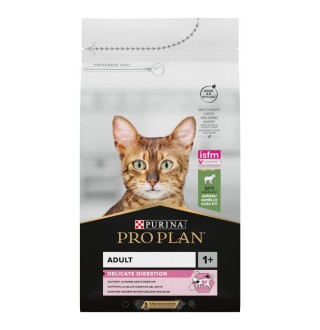 Purina Pro Plan Delicate Adult Lamb - сухий корм з ягням для котів з чутливим травленням, 1,5кг