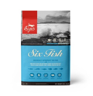 Сухий корм для собак Orijen Six Fish 6 кг - риба