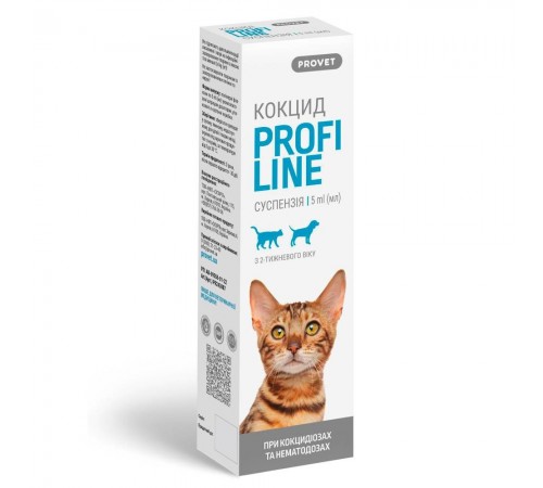 Суспензія для котів PROVET Profiline Кокцид 5 мл