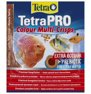 Сухий корм для акваріумних риб Tetra в чипсах «TetraPro Colour» 12 г (для всіх акваріумних риб)