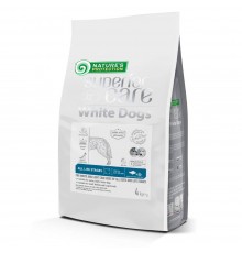 Сухий корм для собак Nature's Protection Superior Care White Dogs All Sizes and Life Stages 4 кг - біла риба
