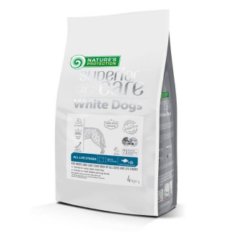 Сухий корм для собак Nature's Protection Superior Care White Dogs All Sizes and Life Stages 4 кг - біла риба