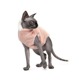 Светр для кота Pet Fashion персик «CAT» M