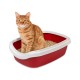 Туалет для котів Природа з бортиком Comfort М, 30 x 41 x 13,5 см
