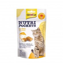 Вітамінні ласощі для котів GimCat Nutri Pockets Сир + Таурин 60 г