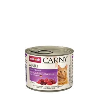 Вологий корм для котів Animonda Carny Adult 200 г - яловичина та ягня