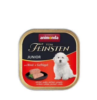 Animonda Vom Feinsten Junior Beef Poultry - вологий корм для цуценят яловичина і птиця, 150г