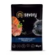 Вологий корм для котів Savory Adult 85 г - лосось та горошок