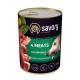 Вологий корм для собак Savory Adult 400 г - м'ясне асорті