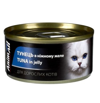 Вологий корм для котів AnimAll Adult 85 г - тунець