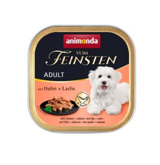 Вологий корм для собак Animonda Vom Feinsten Adult 150 г - курка та лосось