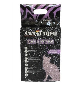 AnimAll Tofu Lavender - наповнювач соєвий для котячого туалету, лавандовий 2,65кг 6л