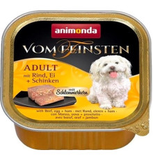 Animonda Vom Feinsten Adult Beef Egg Ham - вологий корм для собак, яловичина яйце і шинка 150г