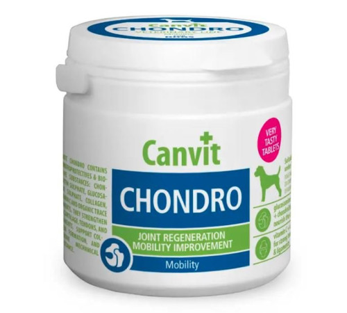 Canvit Chondro - таблетки хондропротектор для собак малих і середніх порід 100г