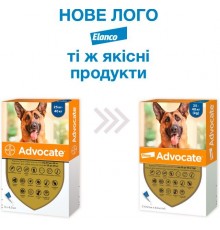 Elanco (Bayer) Advocate - краплі для лікування та профілактики ендо-ектопаразитів у собак 25-40кг