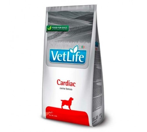 Farmina VetLife Cardiac Dog - cухий корм-дієта для собак при хронічній серцевій недостатності, 2кг