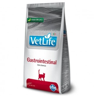 Farmina VetLife Gastrointestinal Cat - сухий корм-дієта для котів при захворюванні ШКТ, 400г