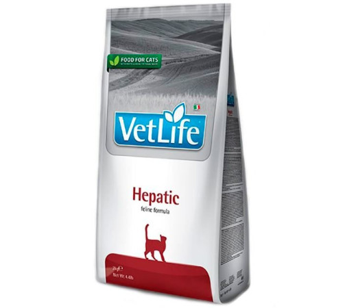 Farmina VetLife Hepatic Cat - Сухий лікувальний корм-дієта для котів з хронічною печінковою недостатністю, 400г