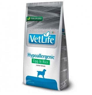 Farmina VetLife Hypoallergenic Dog Egg&Rice - сухий корм-дієта з яйця та рис для собак з харчовою алергією, 2кг
